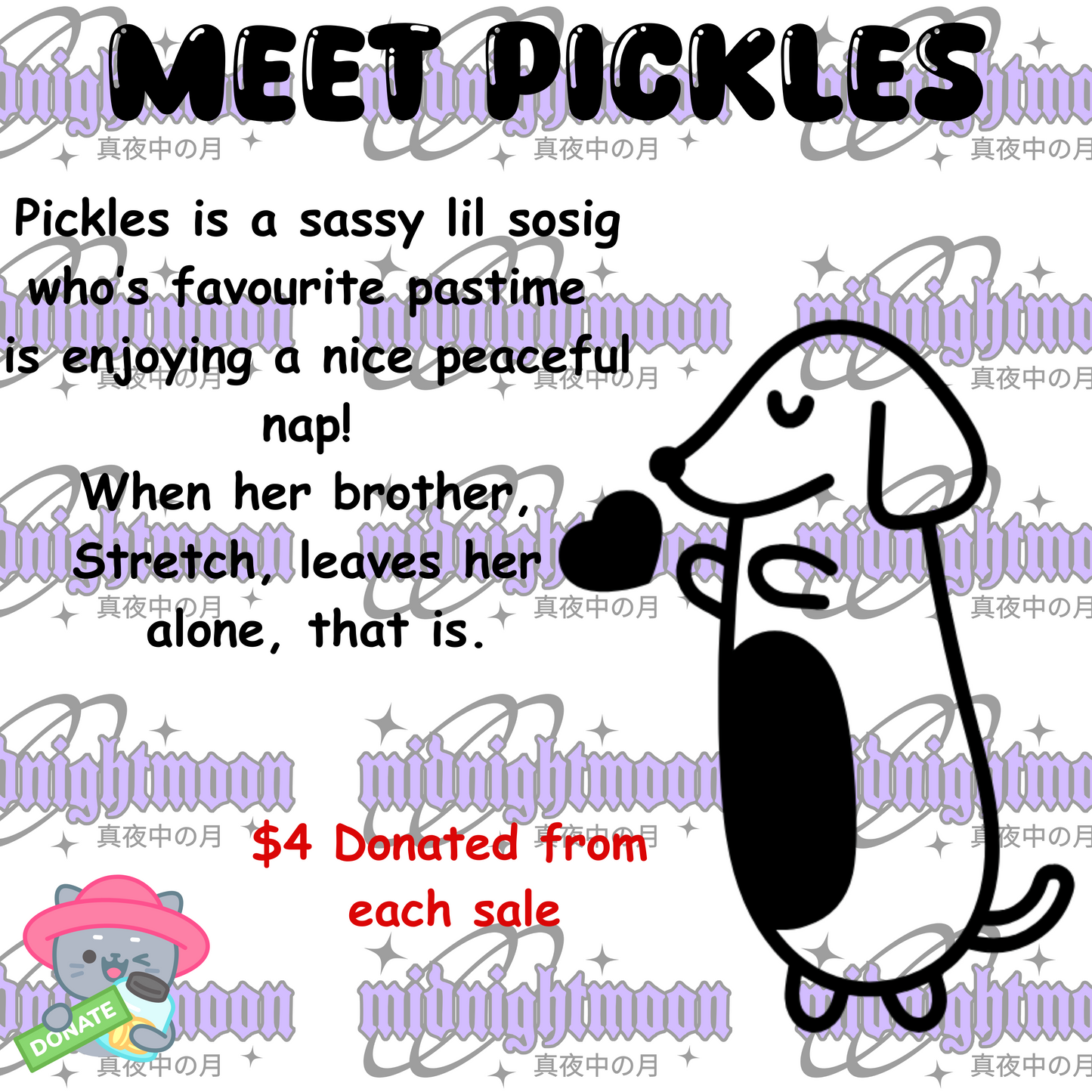 Pickles the Sosig Decal