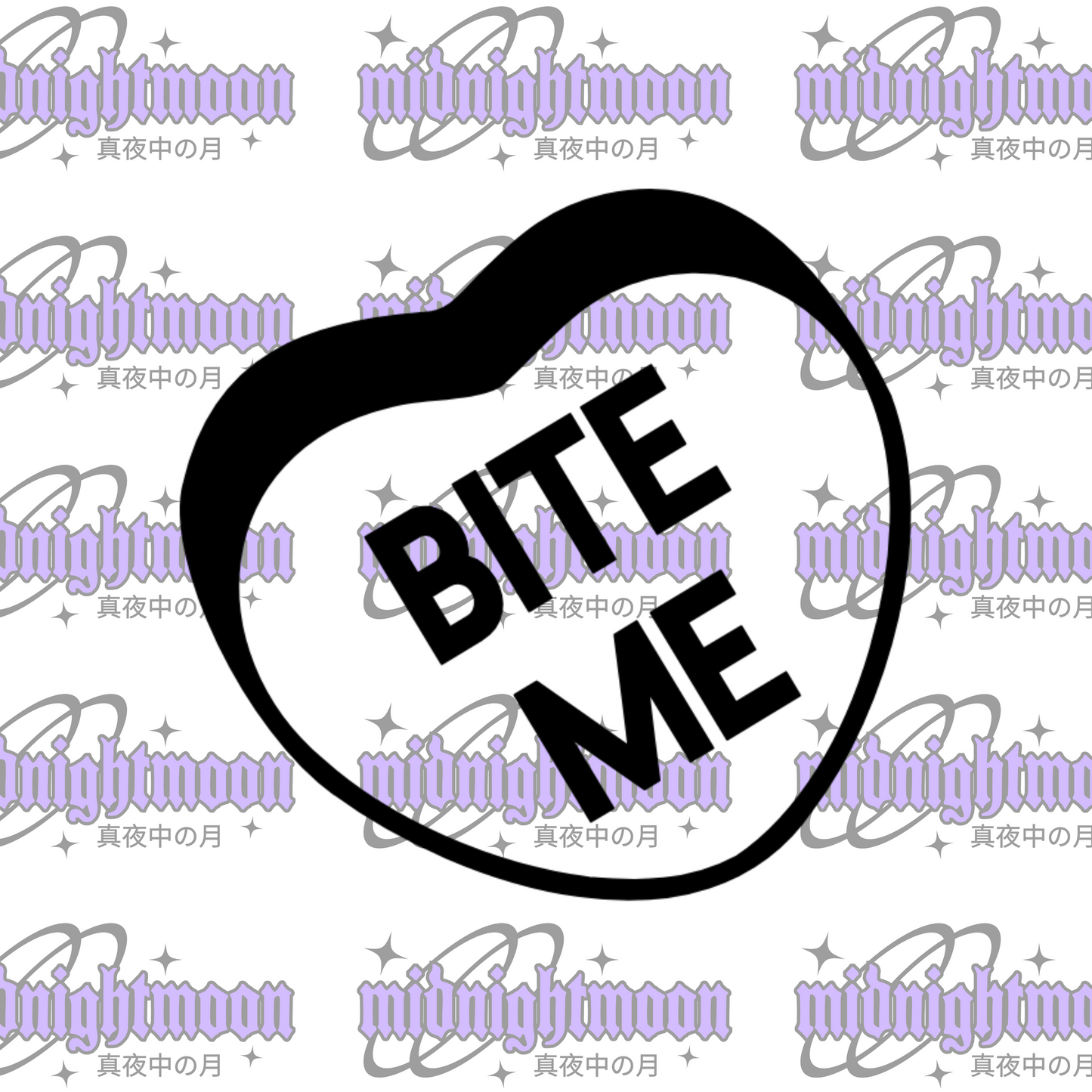 Bite Me Candy Heart
