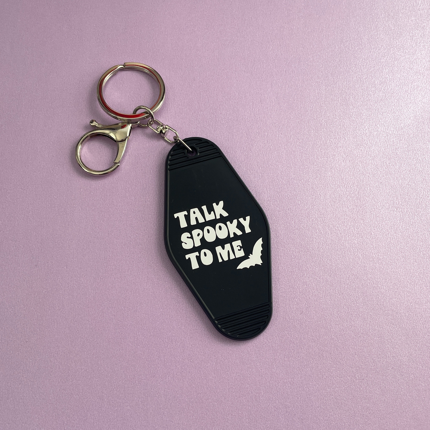 Talk Spooky to Me Motel Keyring