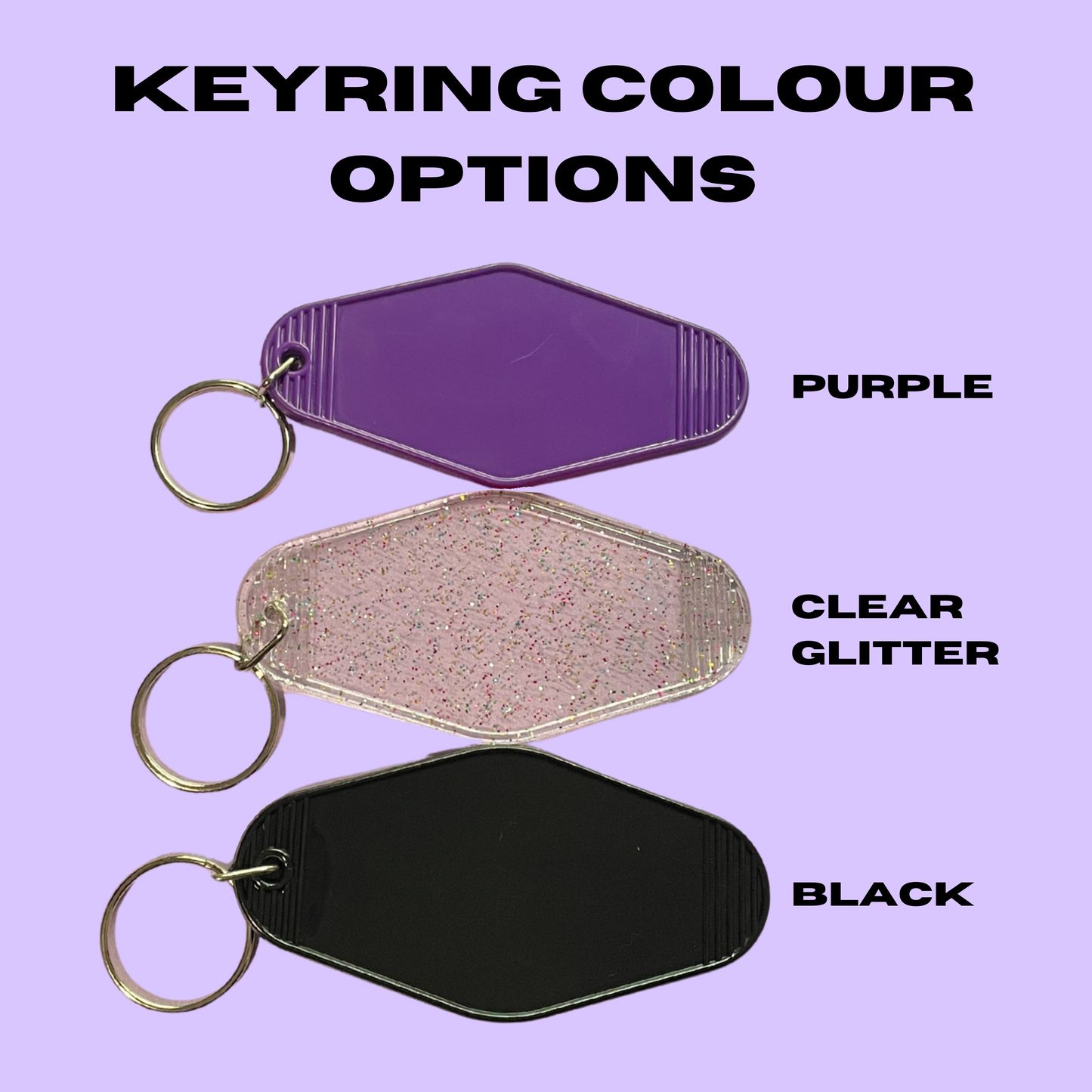 Drive Safe Motel Keyring