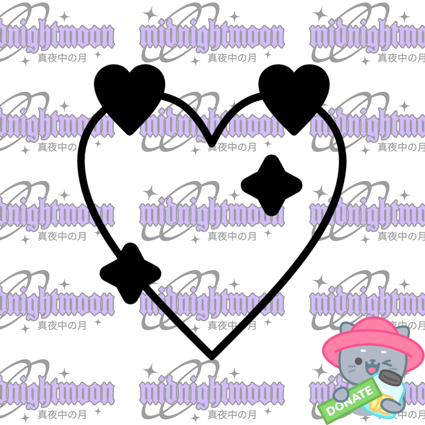 Stars and Hearts Decal