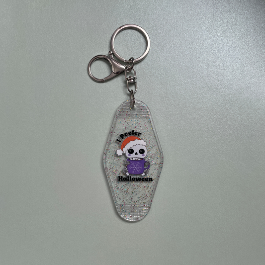 I prefer Halloween Motel Keyring