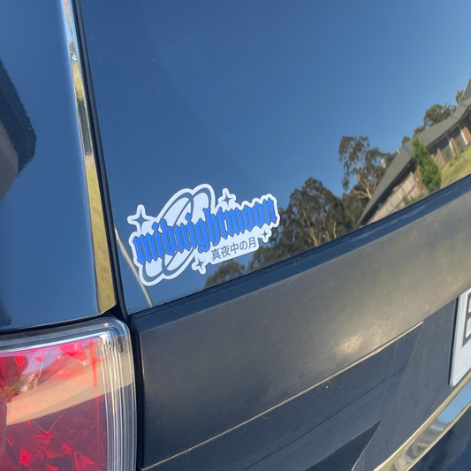 OG Blue Midnight Moon Die Cut Logo