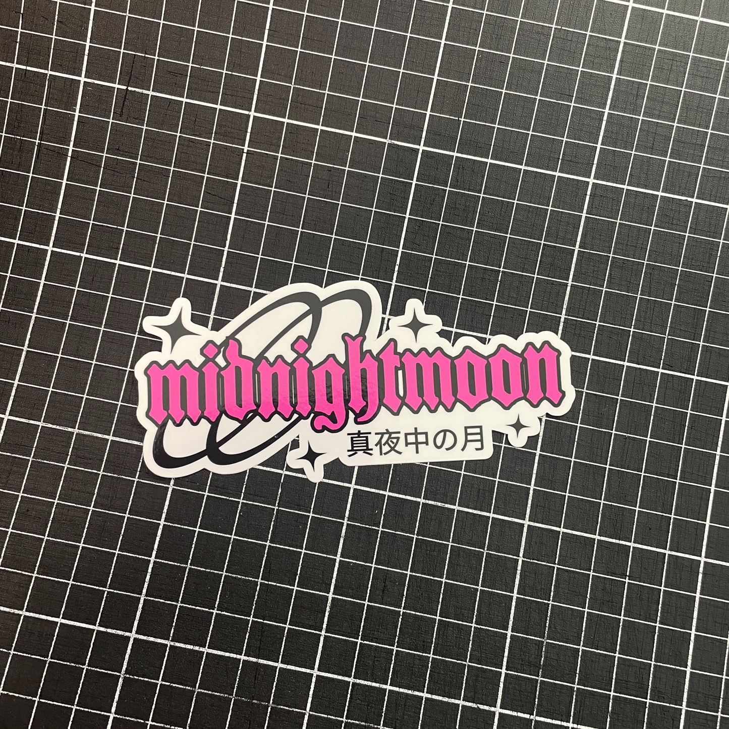 OG Pink Midnight Moon Die Cut Logo