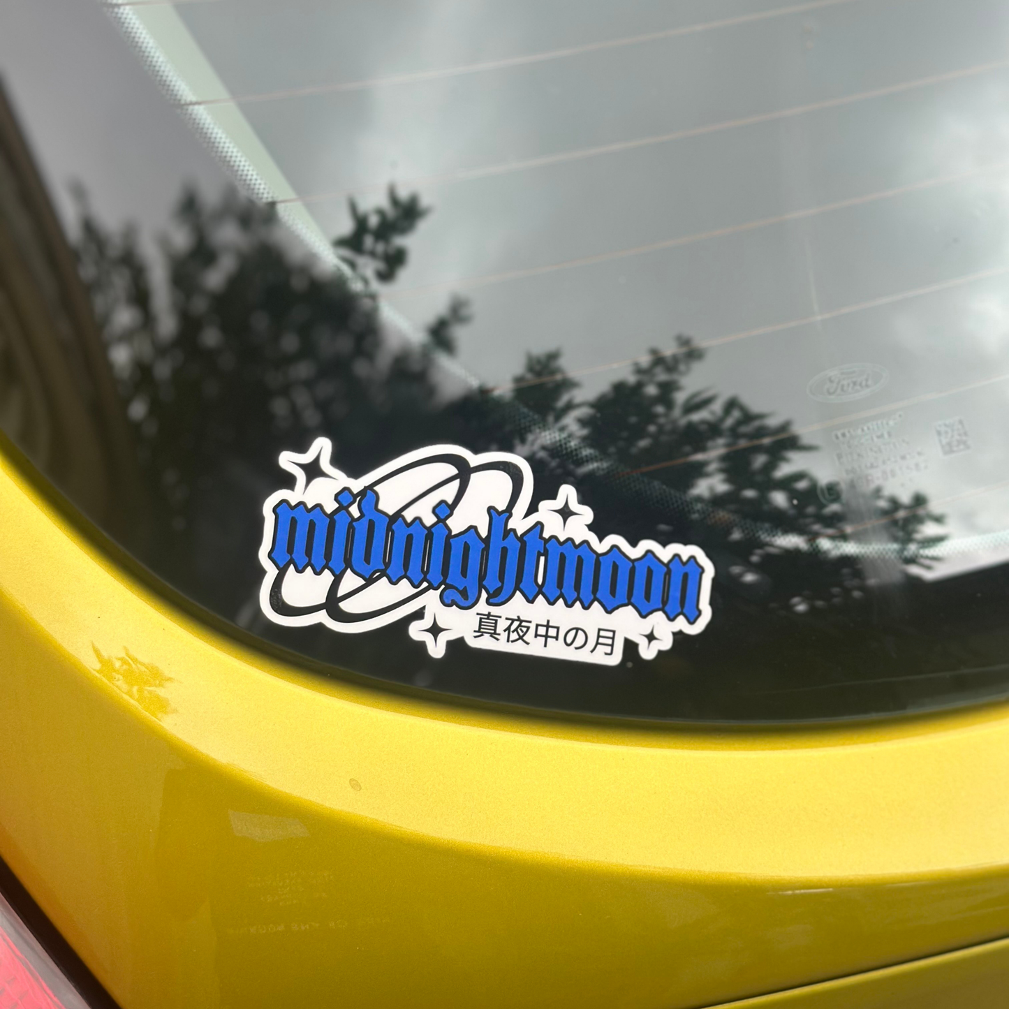 OG Blue Midnight Moon Die Cut Logo