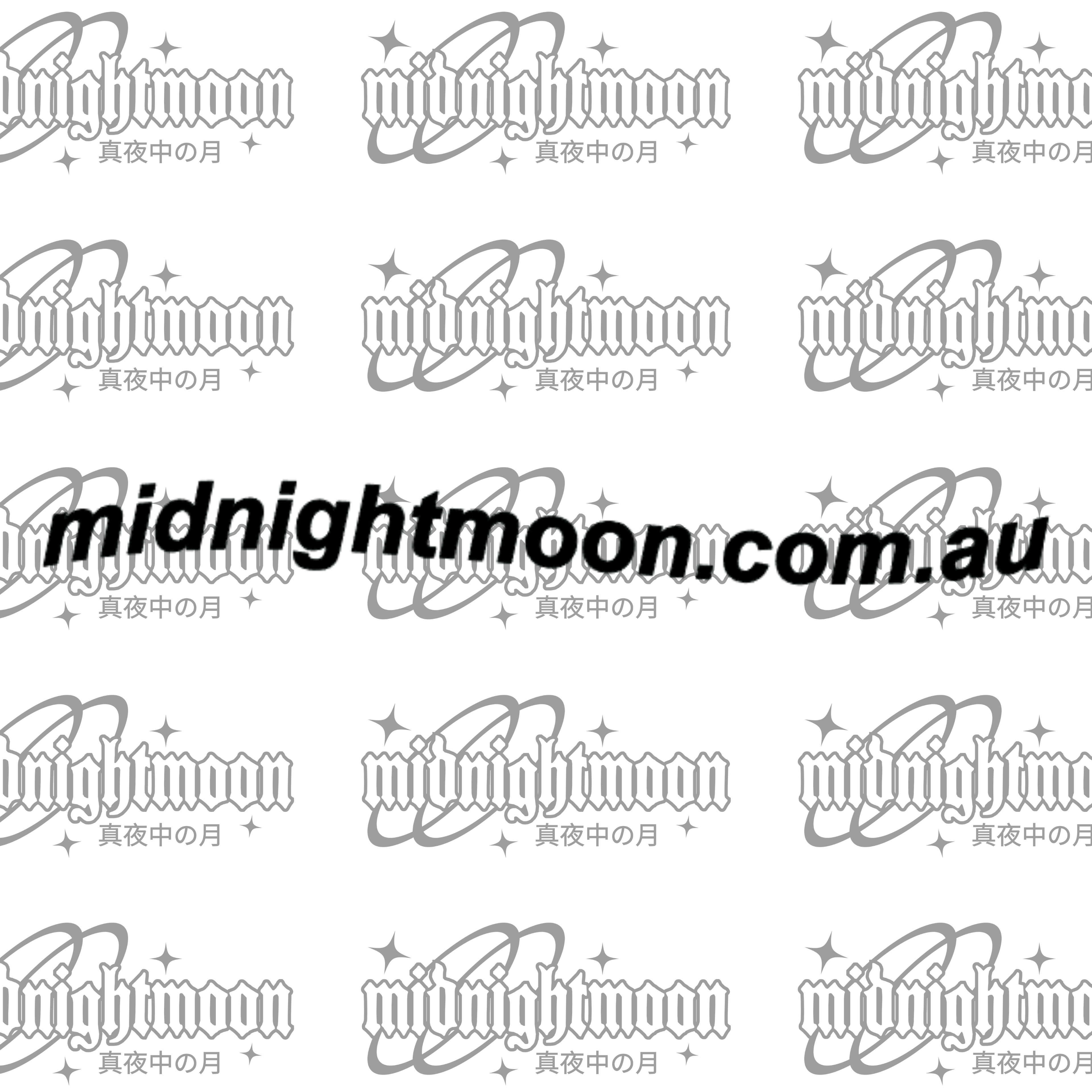 Midnight Moon Sticker Midnight Moon Wavy Web Link Decal