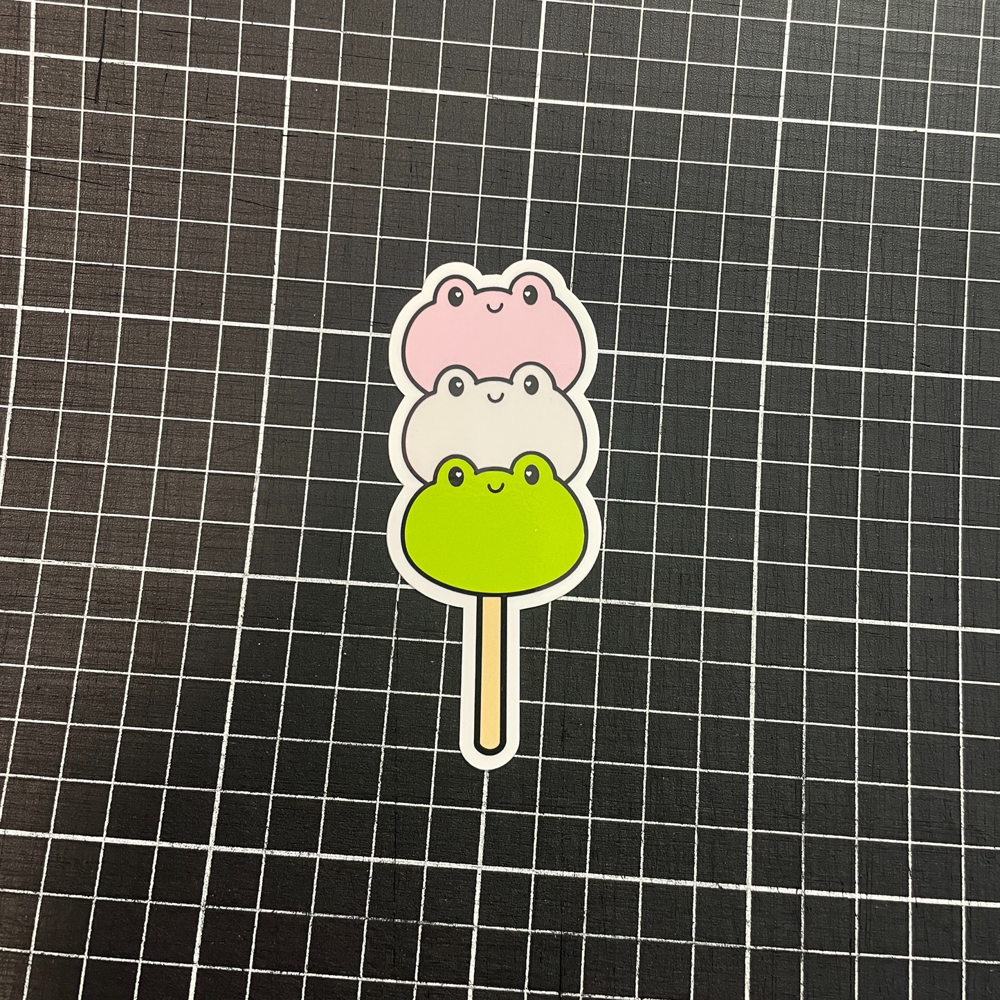Froggy Dango Die Cut