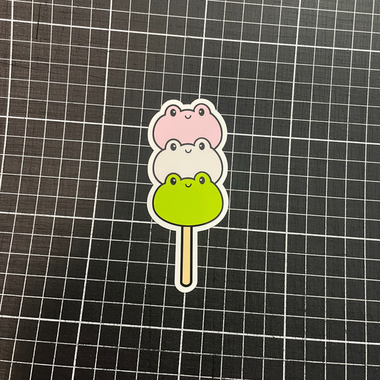 Froggy Dango Die Cut