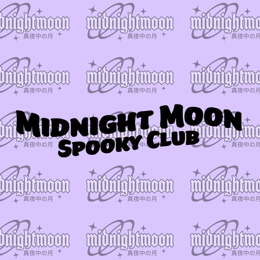 Midnight Moon Spooky Club Wavy Logo