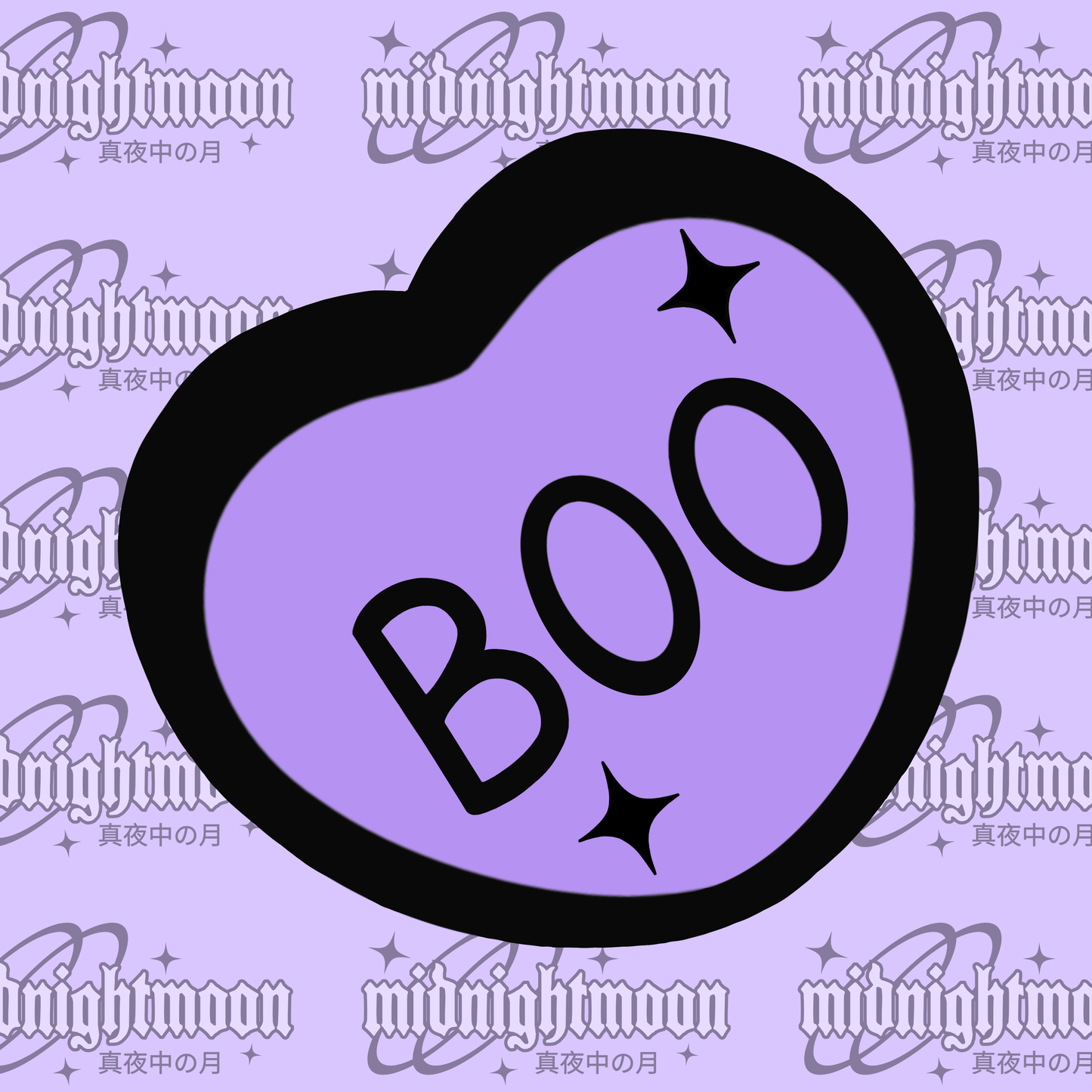 Boo Candy Heart Die Cut
