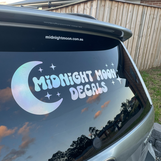OG Midnight Moon Decals Big Moon Banner